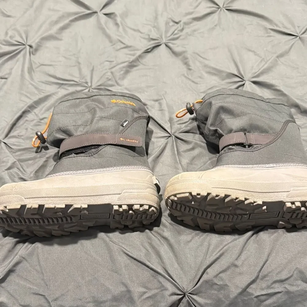 Columbia Gray and Orange Winter Boots